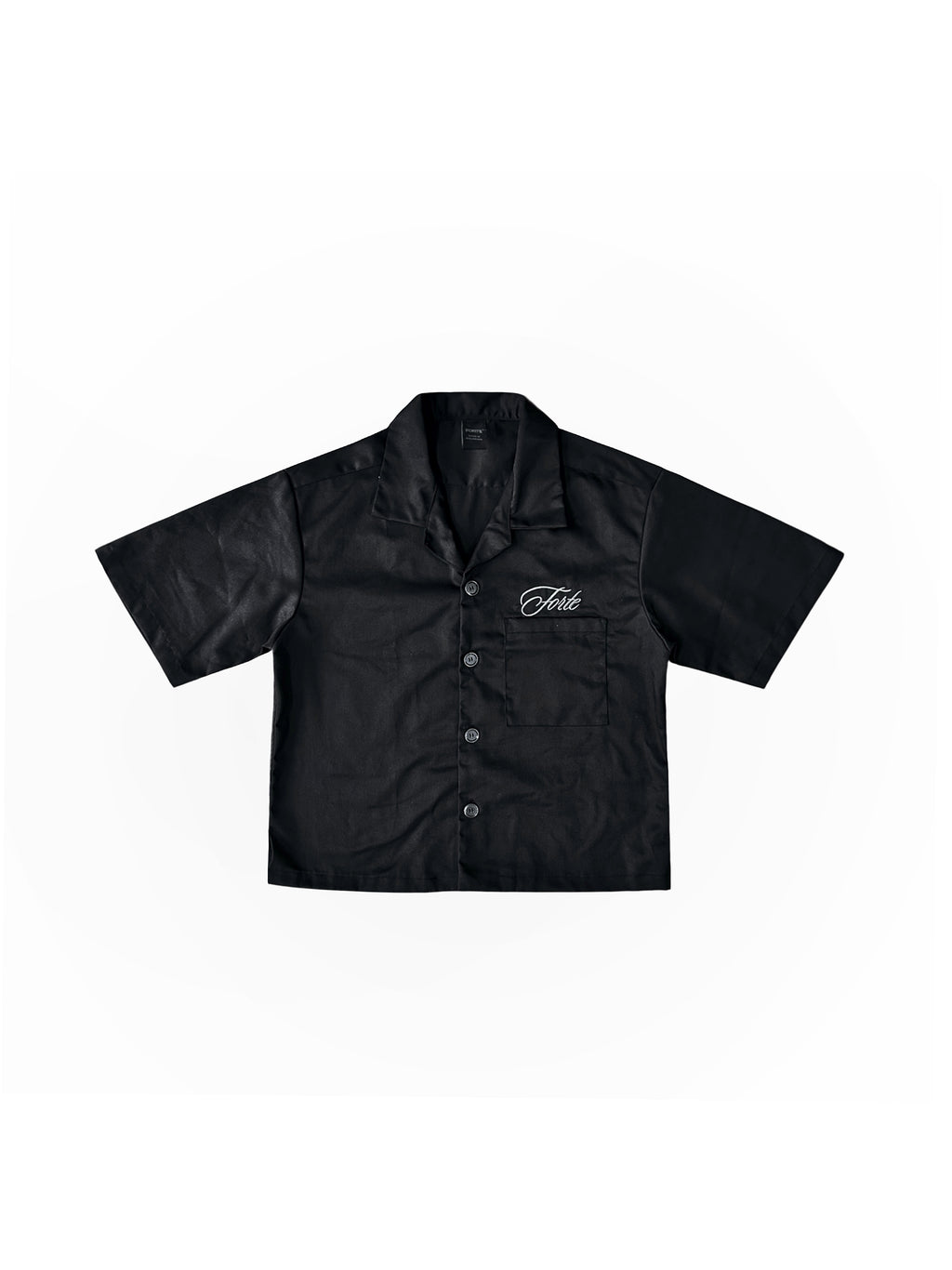 FORTE® - CURSIVE NOIR POLO