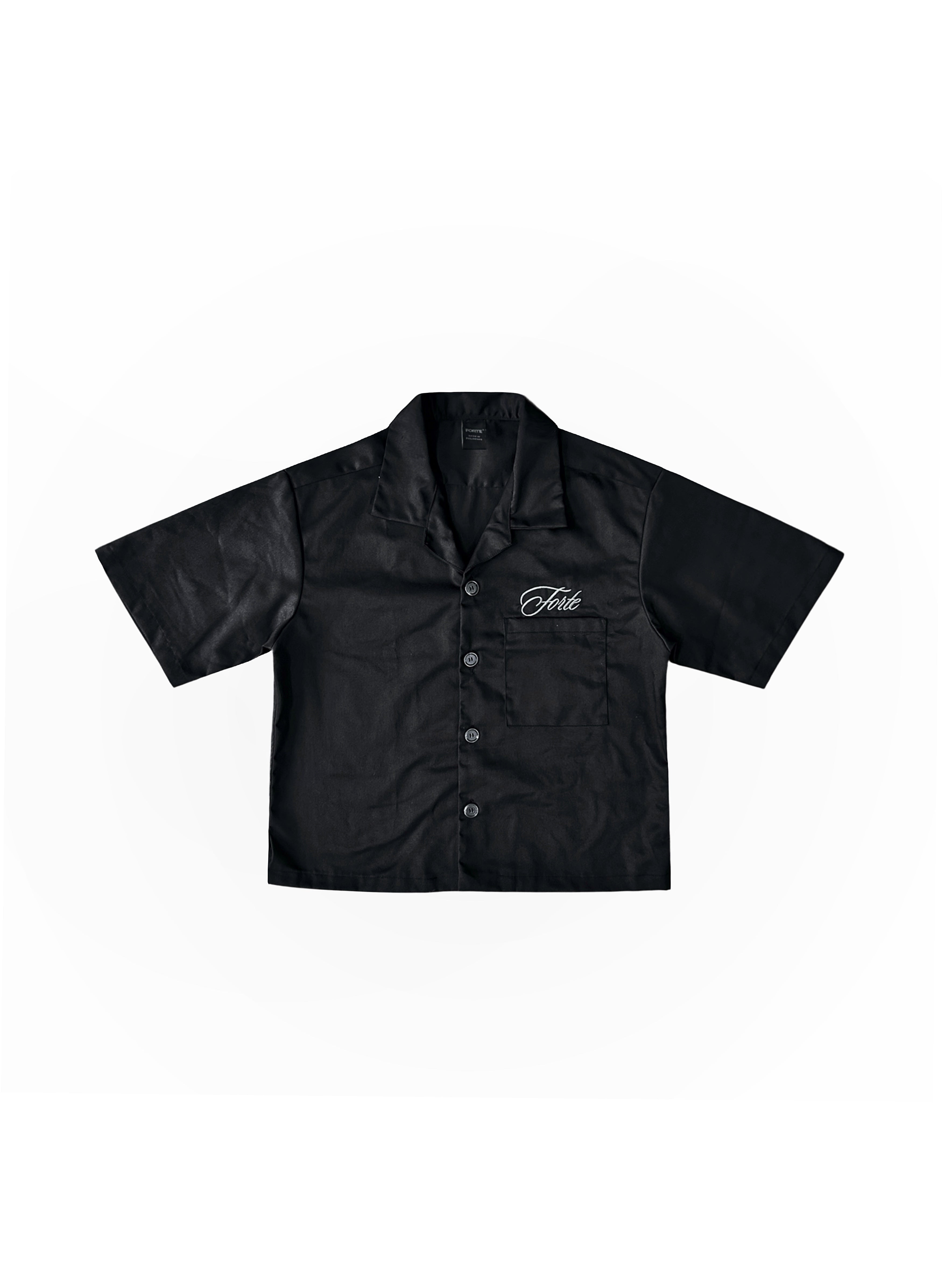 FORTE® - CURSIVE NOIR POLO