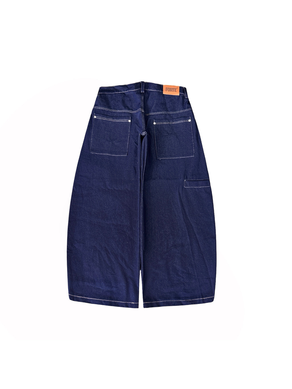 FORTE® HEAVY INDIGO BARREL RAW DENIM PANTS
