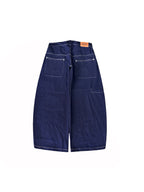 FORTE® HEAVY INDIGO BARREL RAW DENIM PANTS