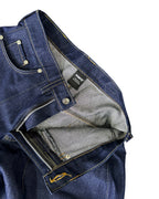 FORTE® HEAVY INDIGO BARREL RAW DENIM PANTS