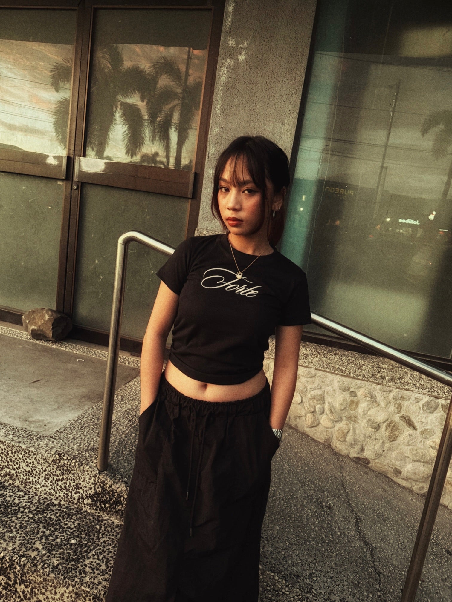 FORTE® - Embroidered Cursive Logo Baby Tee