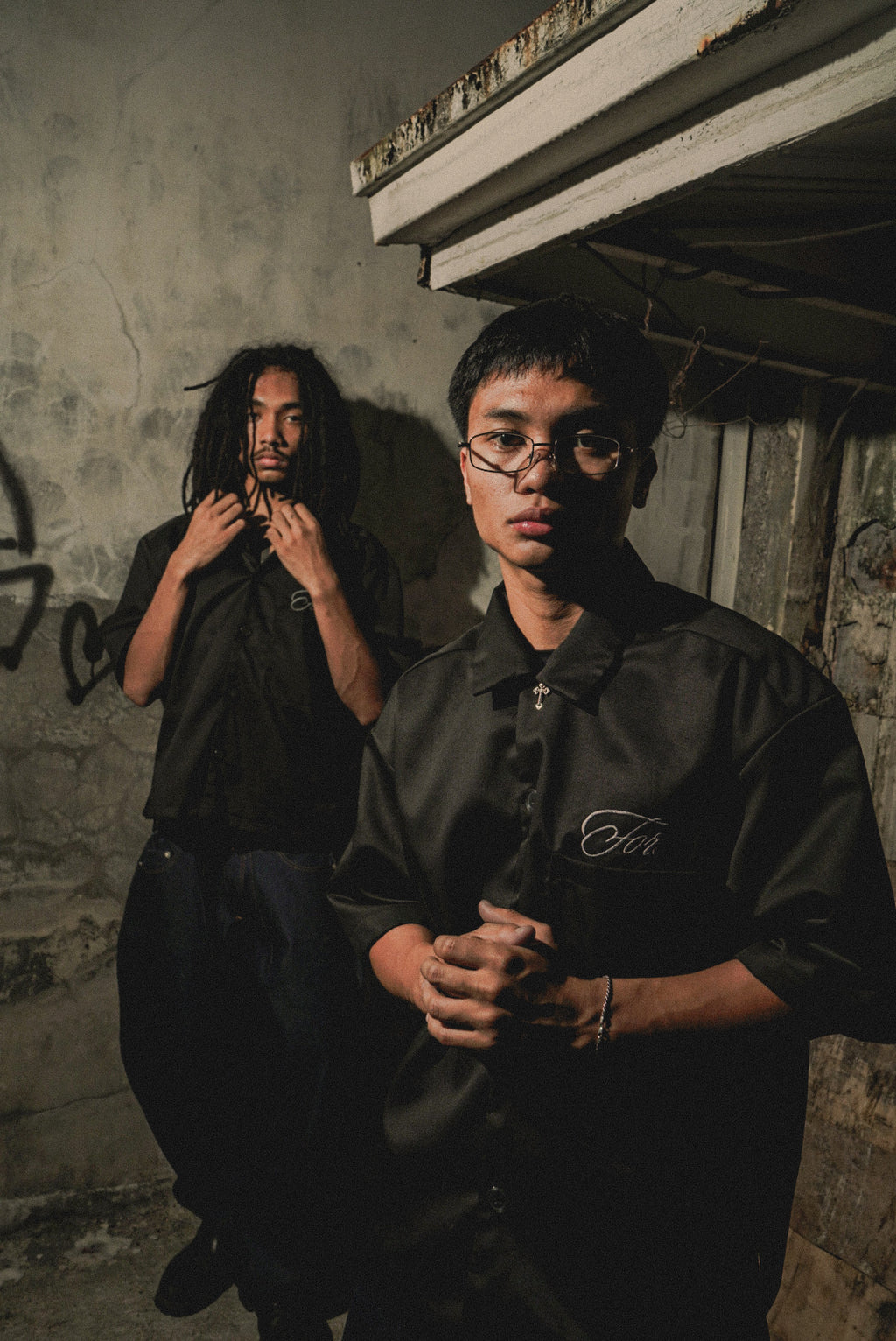 FORTE® - CURSIVE NOIR POLO