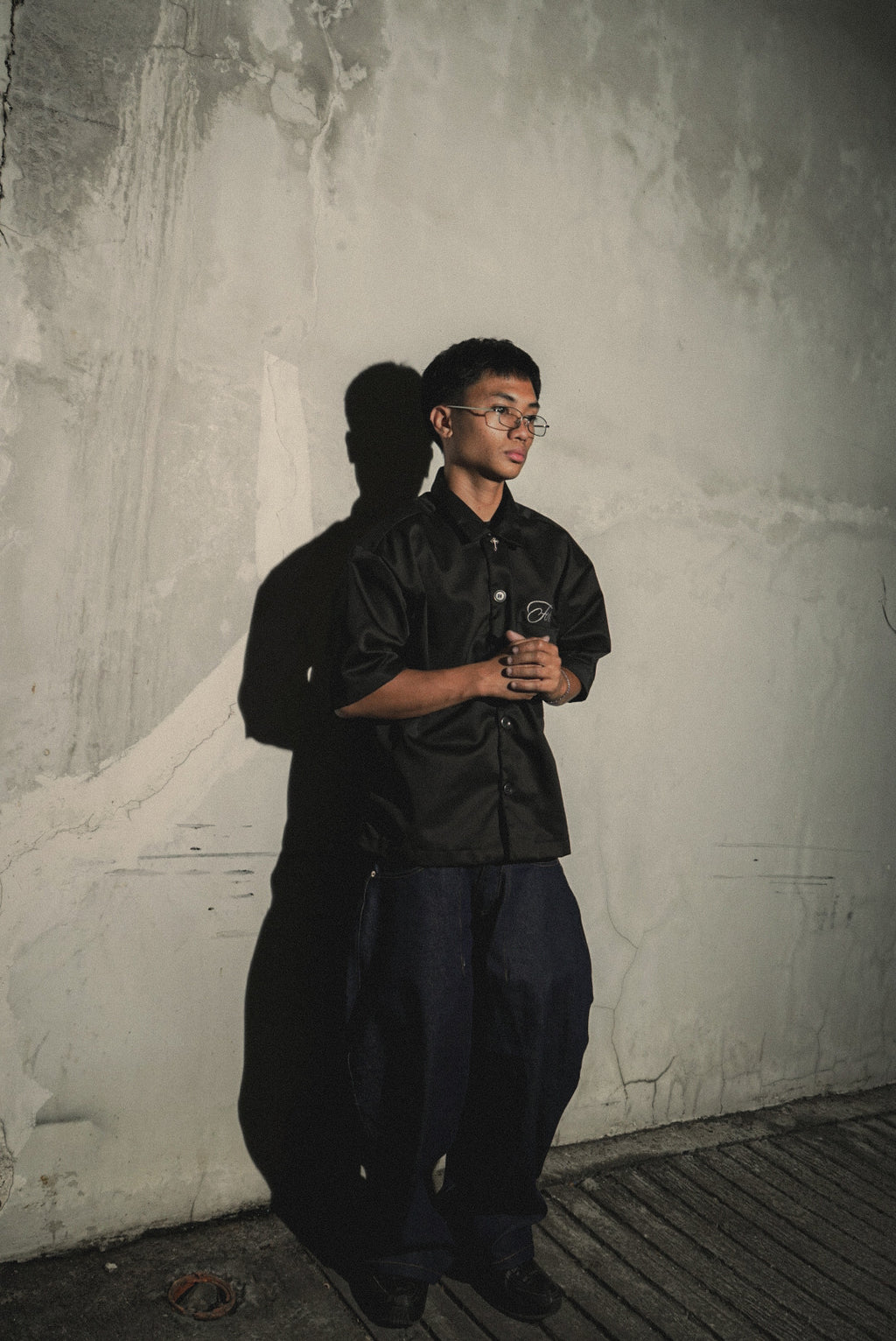 FORTE® - CURSIVE NOIR POLO