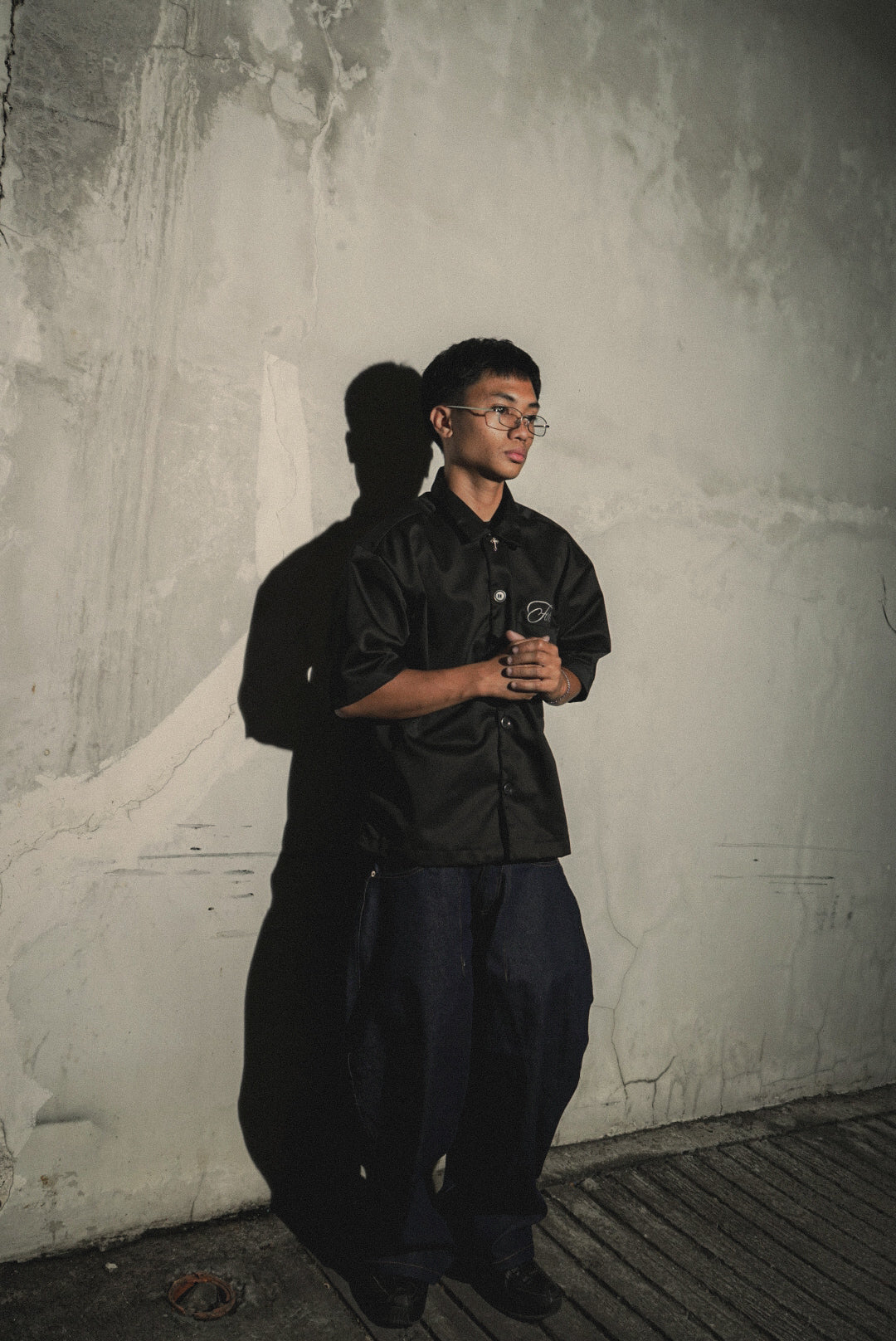 FORTE® - CURSIVE NOIR POLO