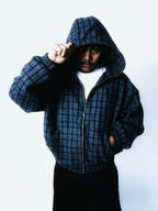 FORTE® - CHECKERED WOOL HOODIE