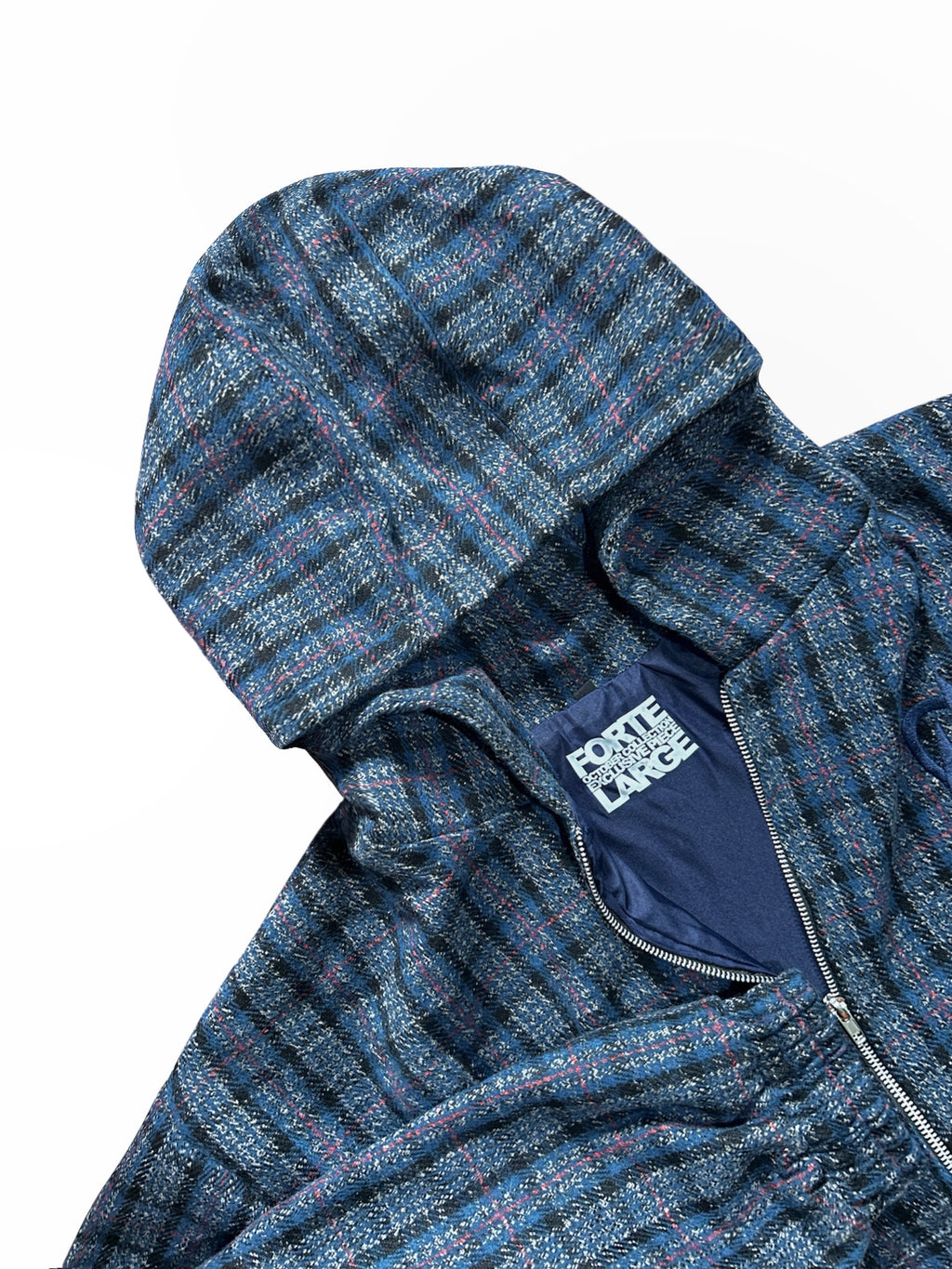 FORTE® - CHECKERED WOOL HOODIE