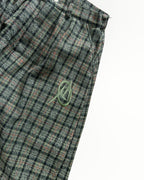 FORTE® - CHECKERED LONG PLEATED WOOL SHORT